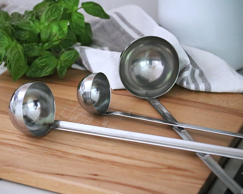3 -Piece Stainless Steel Cooking Ladle Set
