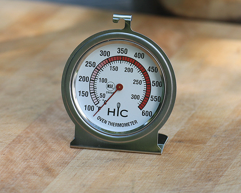 Cooking Thermometer, Stainless Steel Stand Up Dial Oven Thermometer Food  Meats Frying Pan High Temperature Gauge