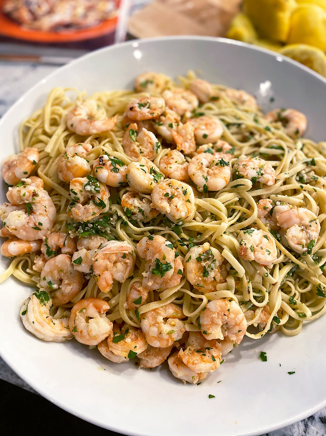 Ina Garten's Linguine with Shrimp Scampi – Cassandra's Kitchen