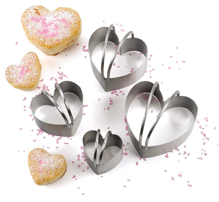 Biscuit Cutters Heart - Set of 4 Kitchen Tools RSVP International