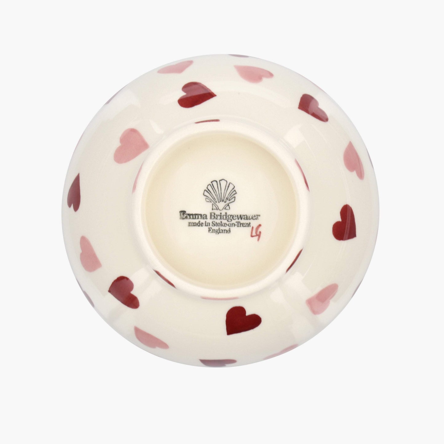 Pink Hearts French Bowl Dinnerware Emma Bridgewater