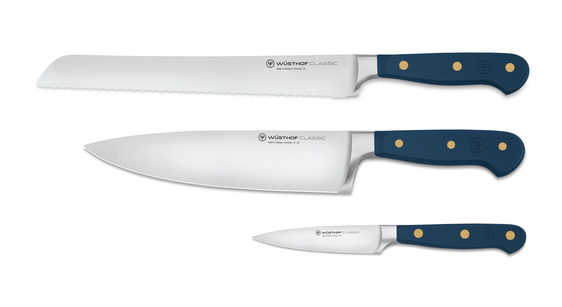 Classic Wild Blueberry 3 pc Starter Set Knives WÜSTHOF