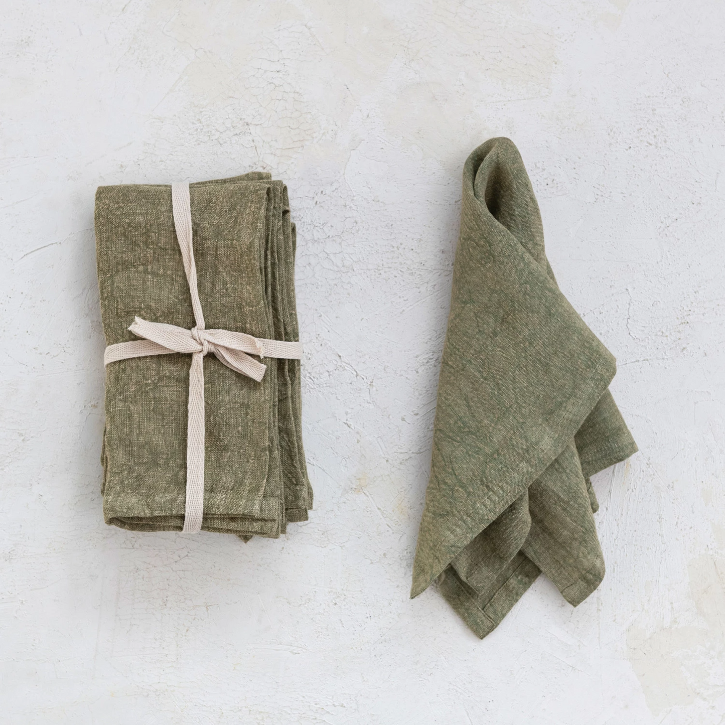 Stonewashed Linen Napkins, Set of 4 Linens and placemats creative co-op