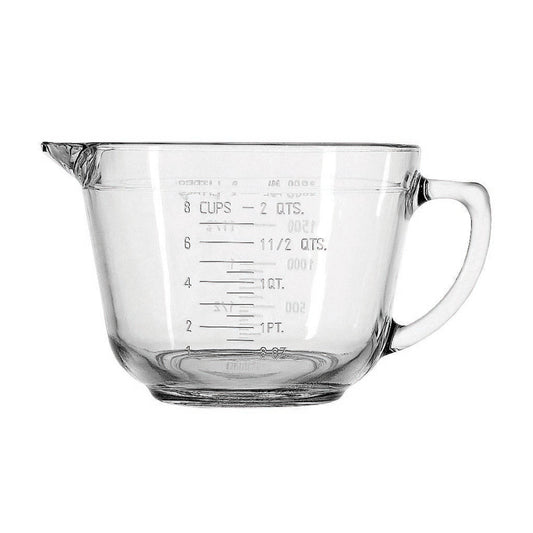 Anchor Hocking Glass Batter Bowl, 2-Quart Serveware Fox Run