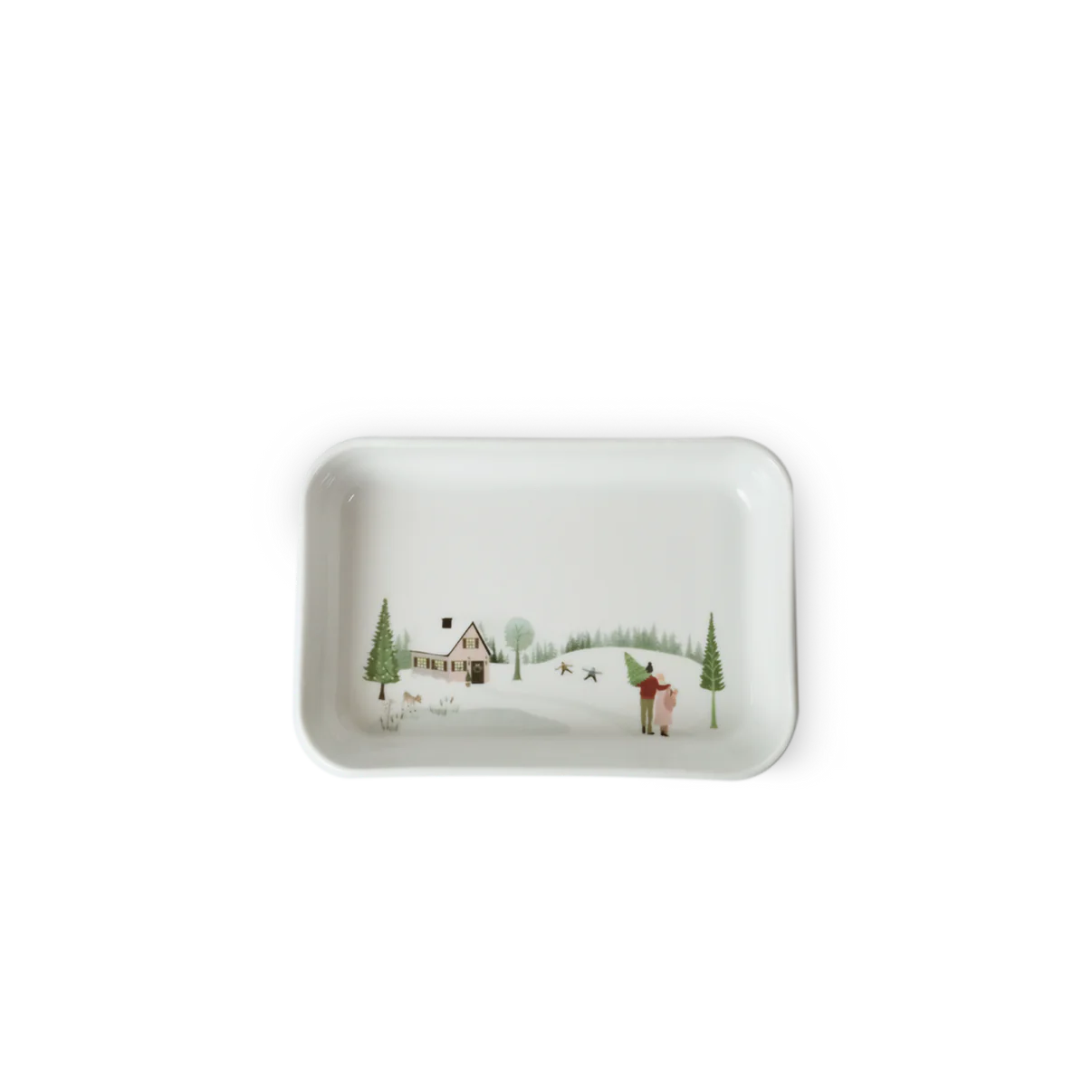 Winter Decor Plisse Tapas 7 x 4.5" Serveware Pillivuyt