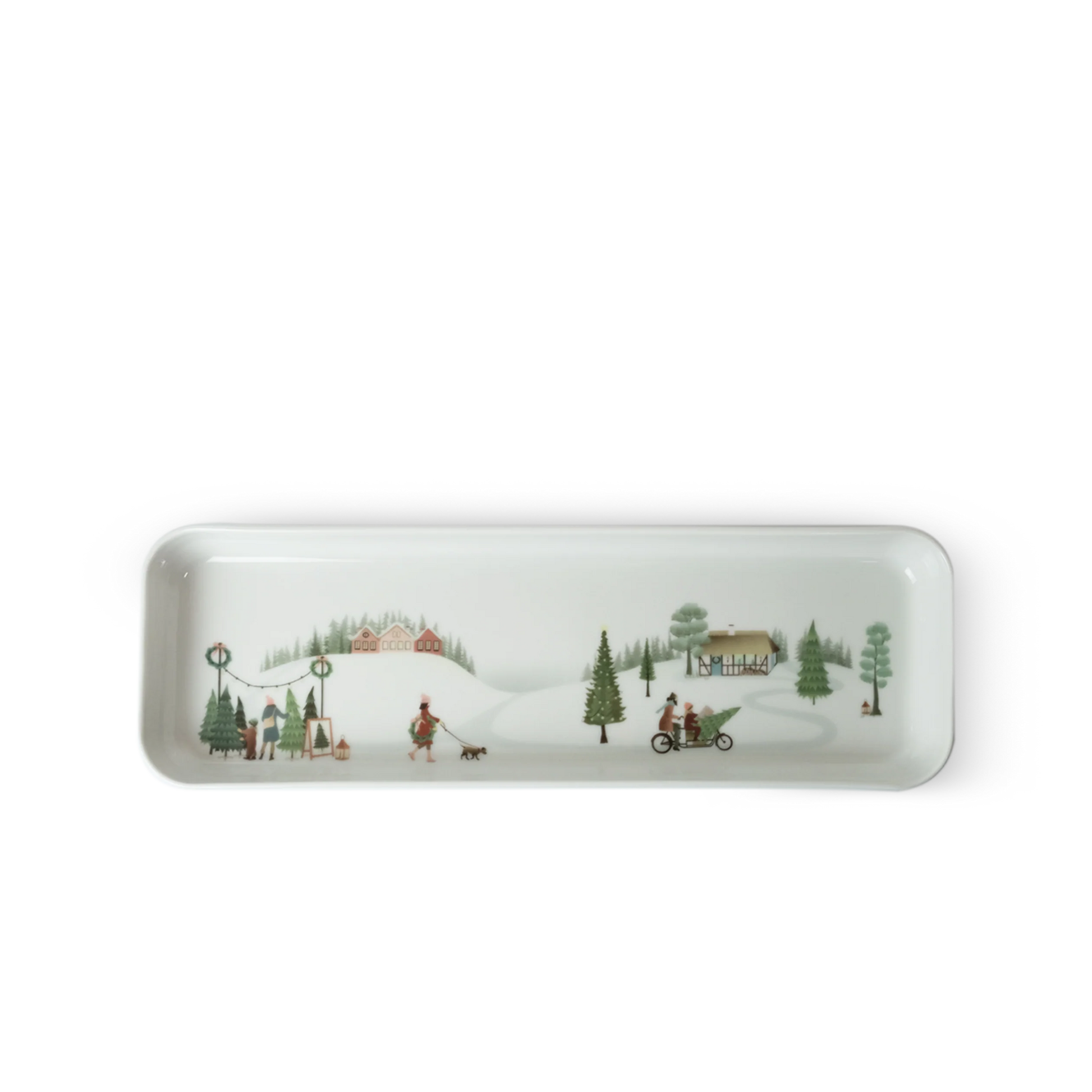 Winter Decor Plisse Tapas 14 x 4.5 Serveware Pillivuyt