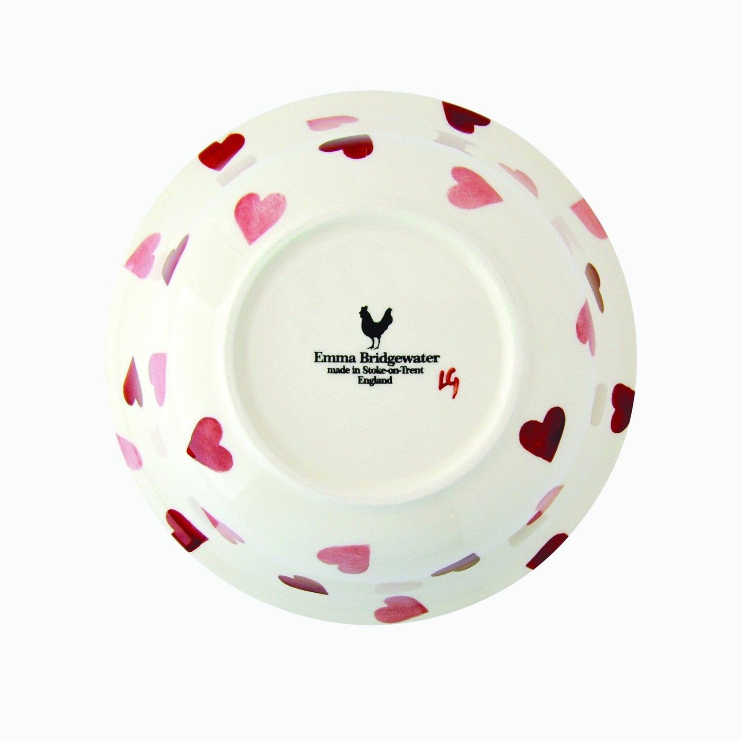 Pink Hearts Cereal Bowl Dinnerware Emma Bridgewater