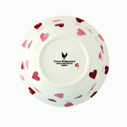 Pink Hearts Cereal Bowl Dinnerware Emma Bridgewater