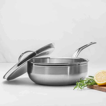 Stainless Steel Essential Pan (3.5-Quart) Cookware Hestan