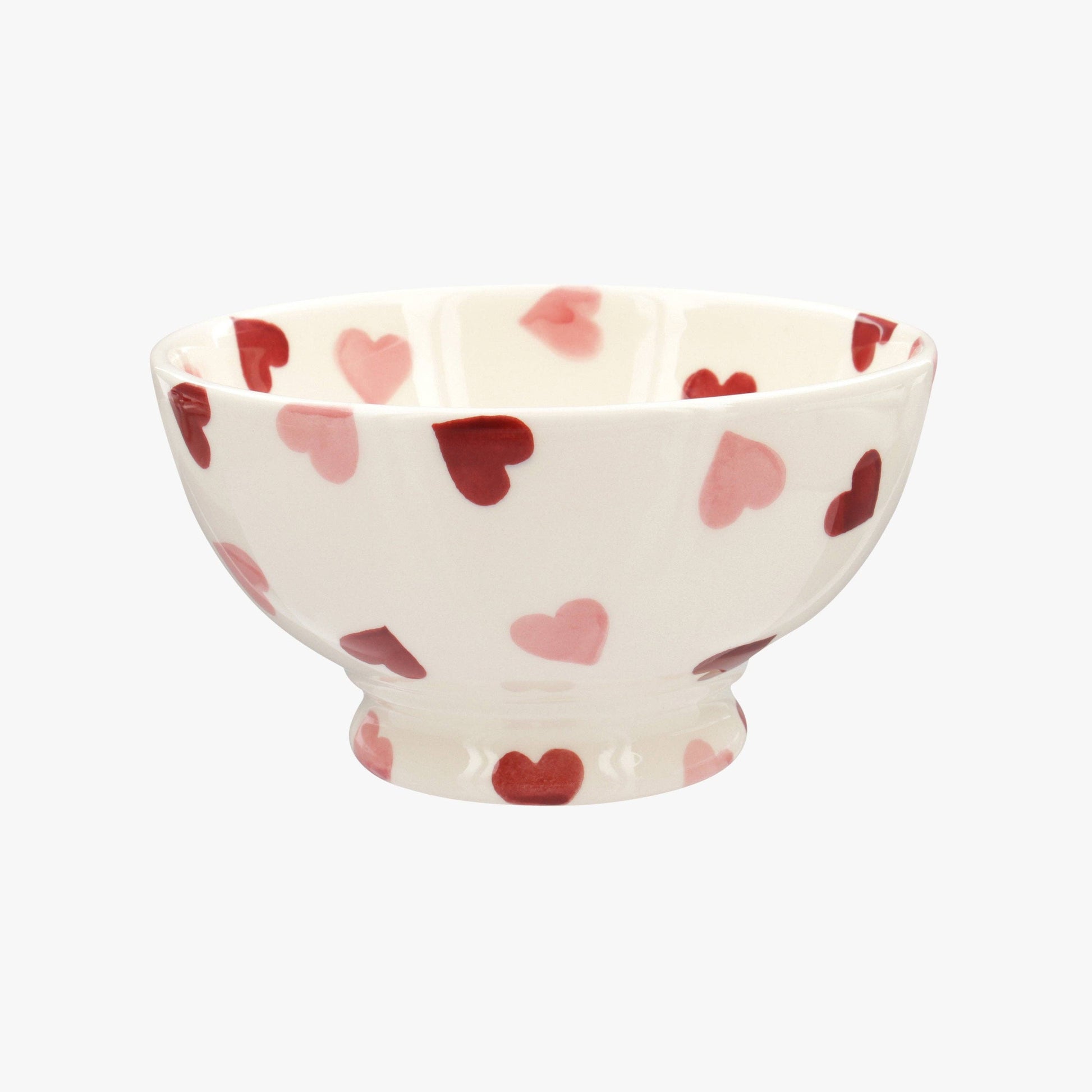 Pink Hearts French Bowl Dinnerware Emma Bridgewater