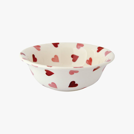 Pink Hearts Cereal Bowl Dinnerware Emma Bridgewater