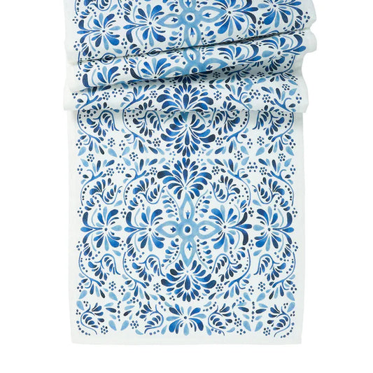 Iberian Table Runner ­ Indigo Table Runner Juliska