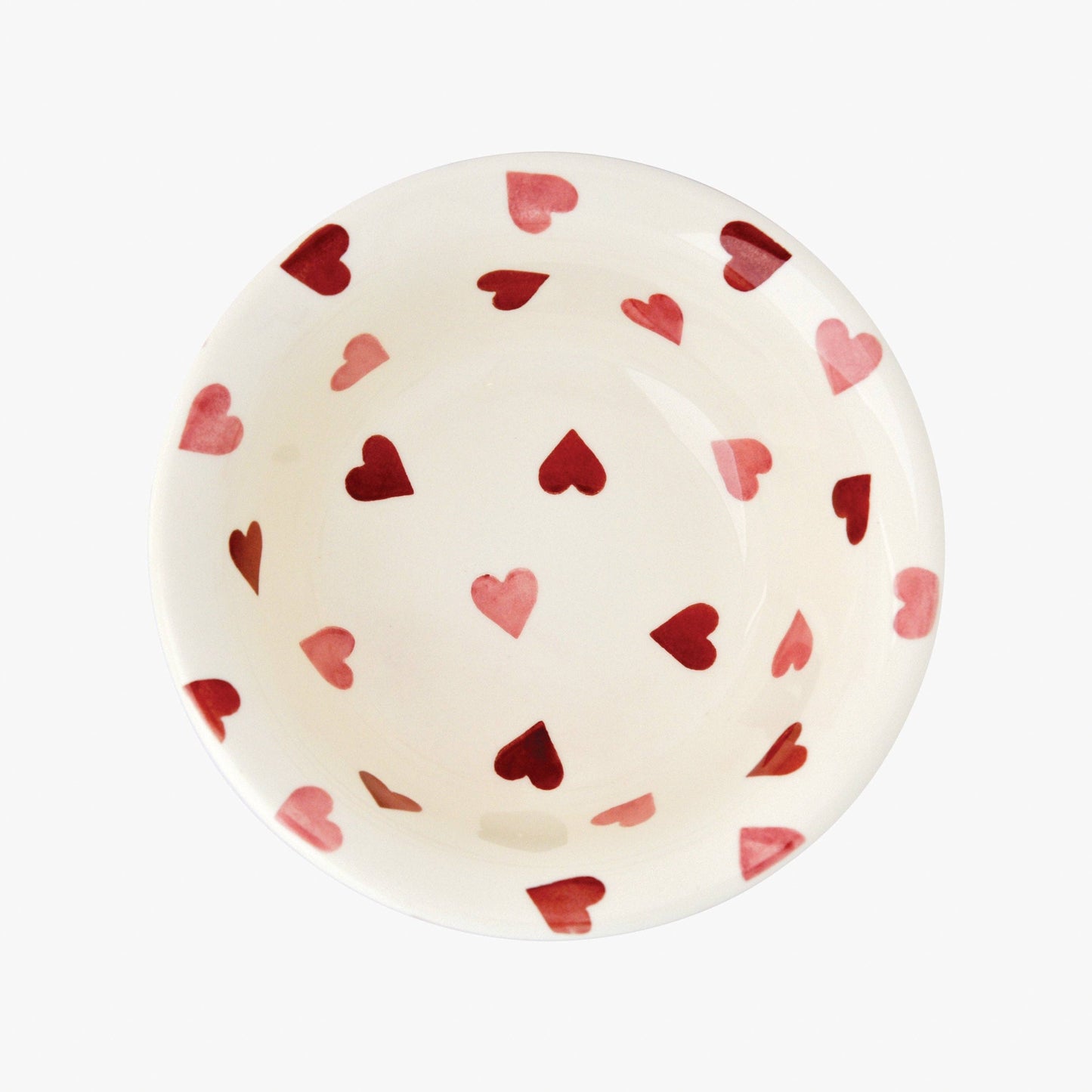 Pink Hearts Cereal Bowl Dinnerware Emma Bridgewater