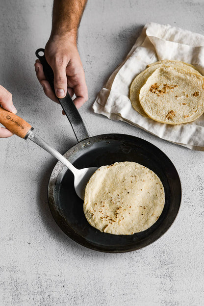 Blue Carbon Steel Crepe & Tortilla Pan  debuyer