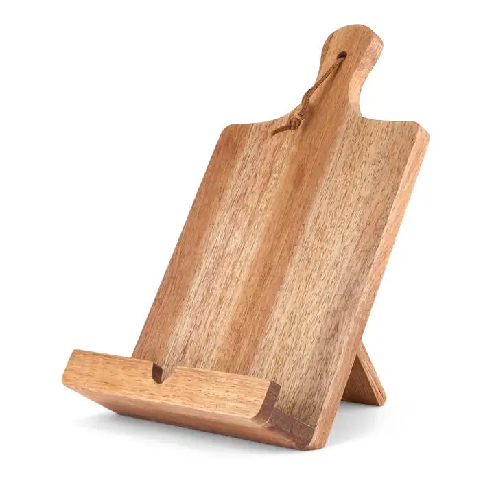 Acacia Wood Tablet/Cookbook Stand Twine