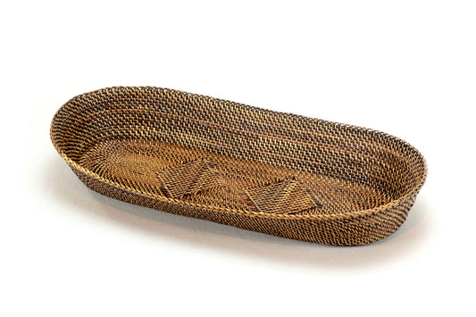 Large Oval Bread Basket with Braided Edge Serveware Calaisio