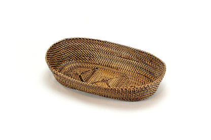 Medium Oval Bread Basket with Scalloped Rim Serveware Calaisio