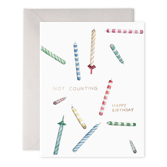 Not Counting Candles Card Greeting Cards e Francis