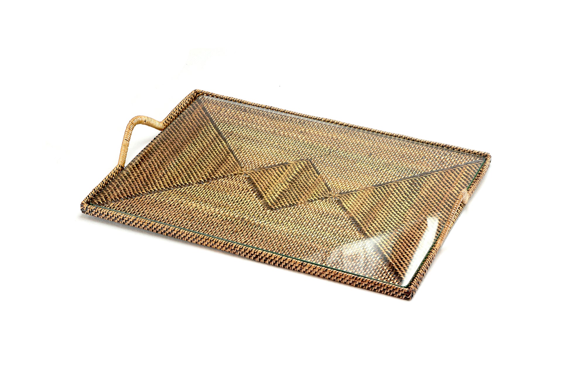 Rectangular Tray With Glass Bottom Serveware Calaisio