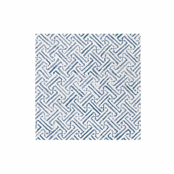 Papersoft Napkins Greek Key Blue Napkins Linens and placemats VIETRI