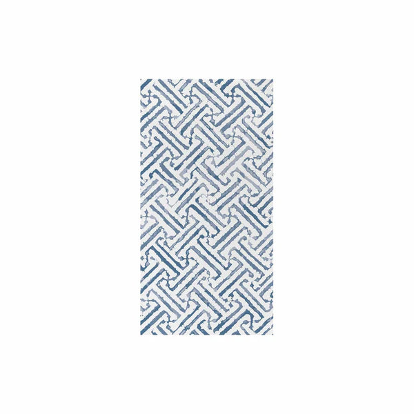 Papersoft Napkins Greek Key Blue Napkins Linens and placemats VIETRI