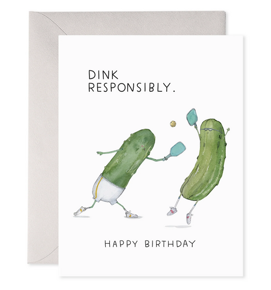 Pickleball Birthday Card Greeting Cards e Francis