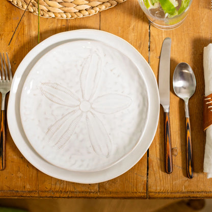 Burlington Side Sand Dollar Plate - Cloud