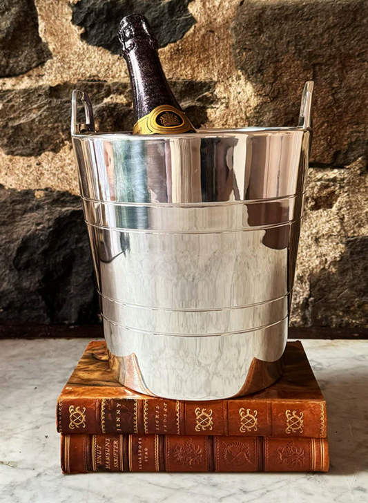 Hôtel Silver Private Label Tab Handled Wine Cooler/Champagne Bucket Hotel Silver Hotel Silver