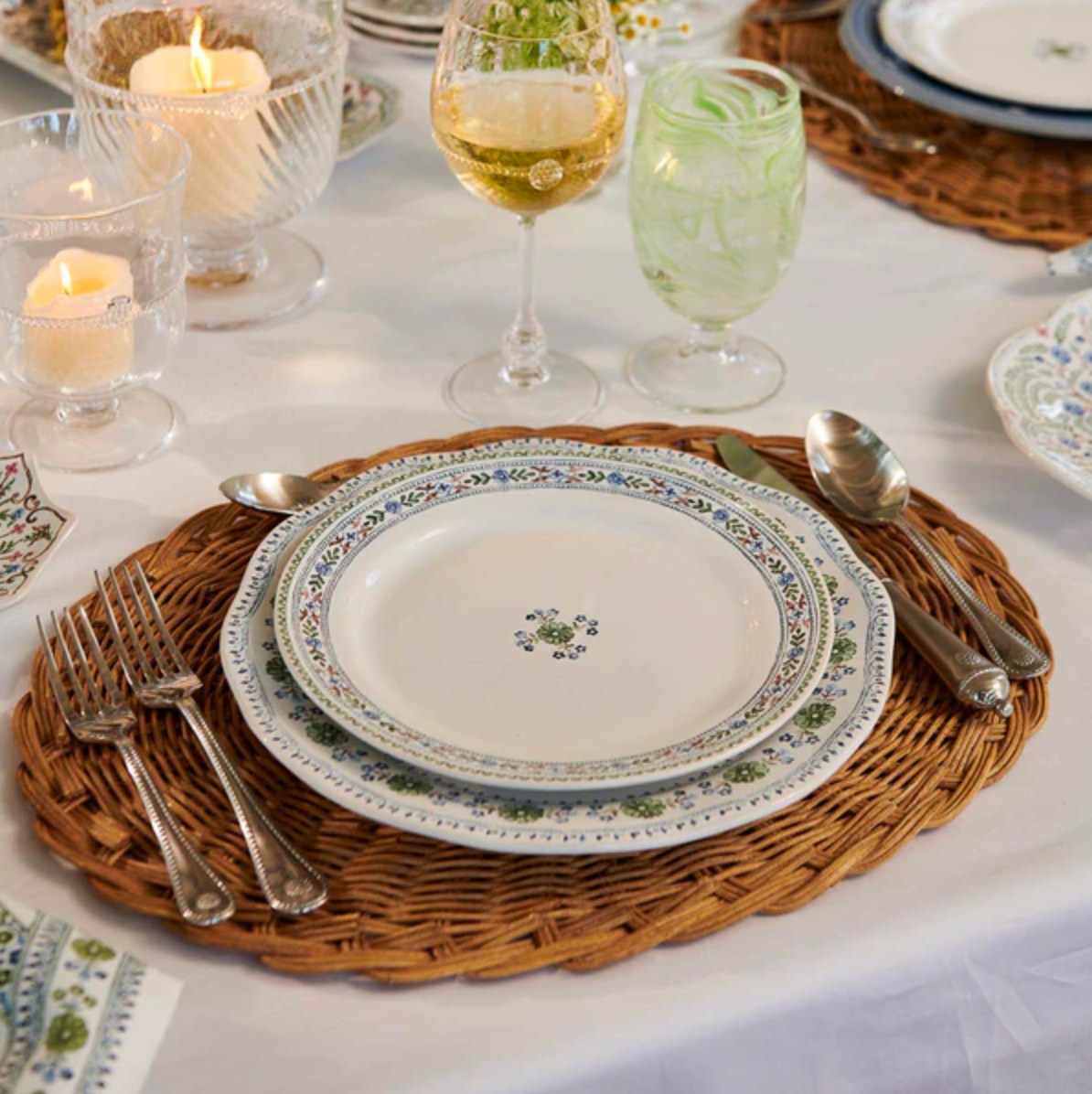 Villa Seville Dinner Plate - Chambray Dinnerware Juliska