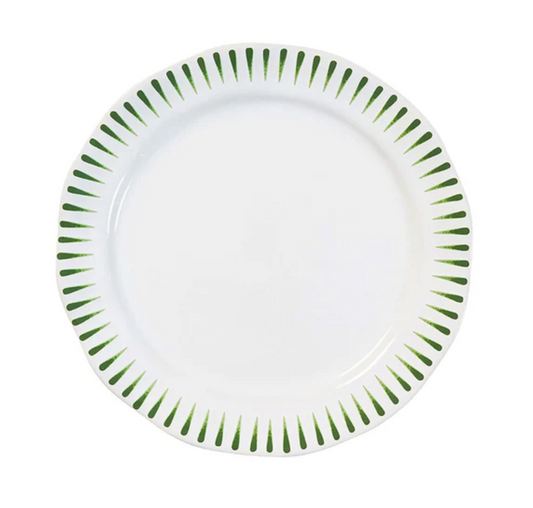 Sitio Stripe Dessert/Salad Plate - Basil Dinnerware Juliska