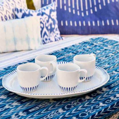 Sitio Stripe Mug - Delft Blue Juliska