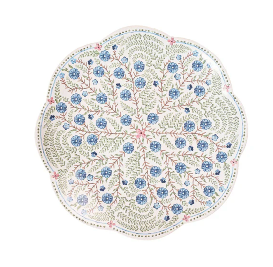 Villa Seville Scalloped Dessert/Salad Plate - Chambray Juliska