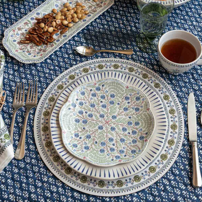 Sitio Stripe Dessert/Salad Plate - Delft Blue Juliska