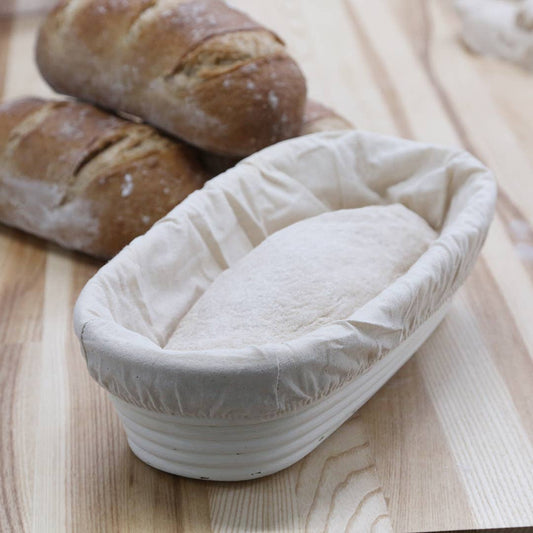 Oblong Proofing Basket and Liner  Breadtopia