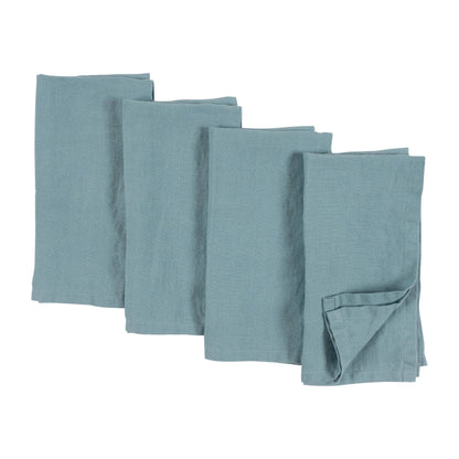 Stone Washed Linen Napkins - Set Of 4 Napkins KAF Home