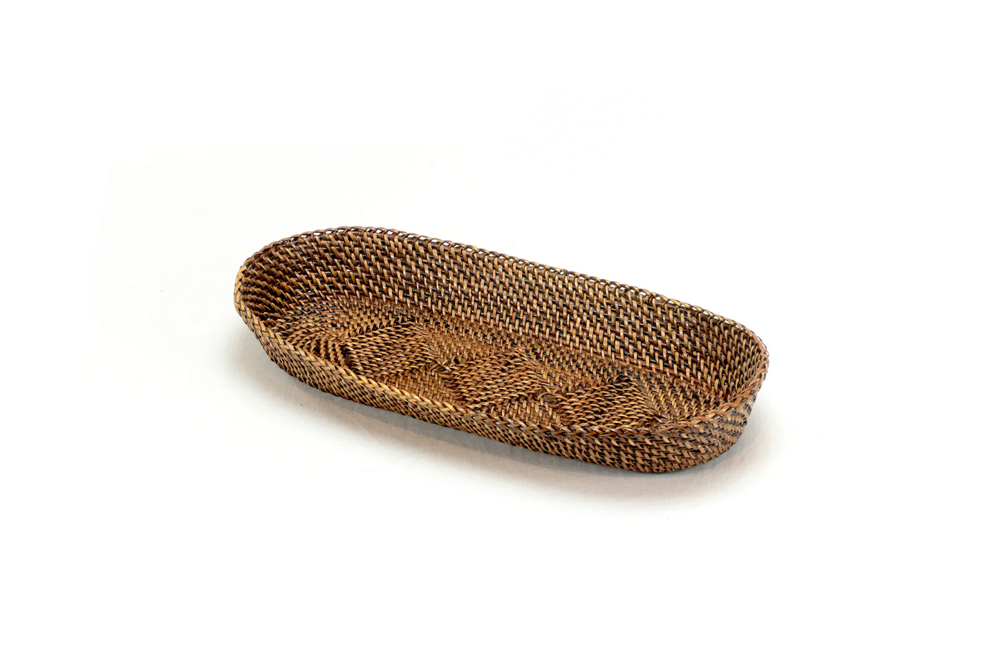 Medium Oval Bread Basket with Scalloped Rim  Calaisio