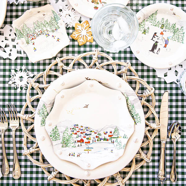 Provence Rattan Placemat - whitewash Linens and placemats Juliska