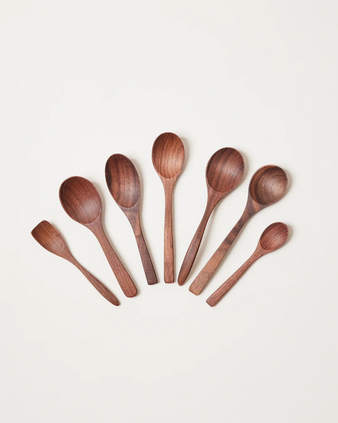 Essential Kitchen Little Spoon Set of 7 - Beech  Farmhouse Pottery