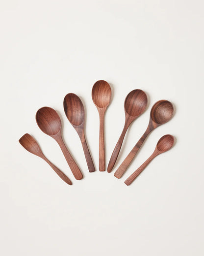 Essential Kitchen Little Spoon Set of 7 - Beech  Farmhouse Pottery