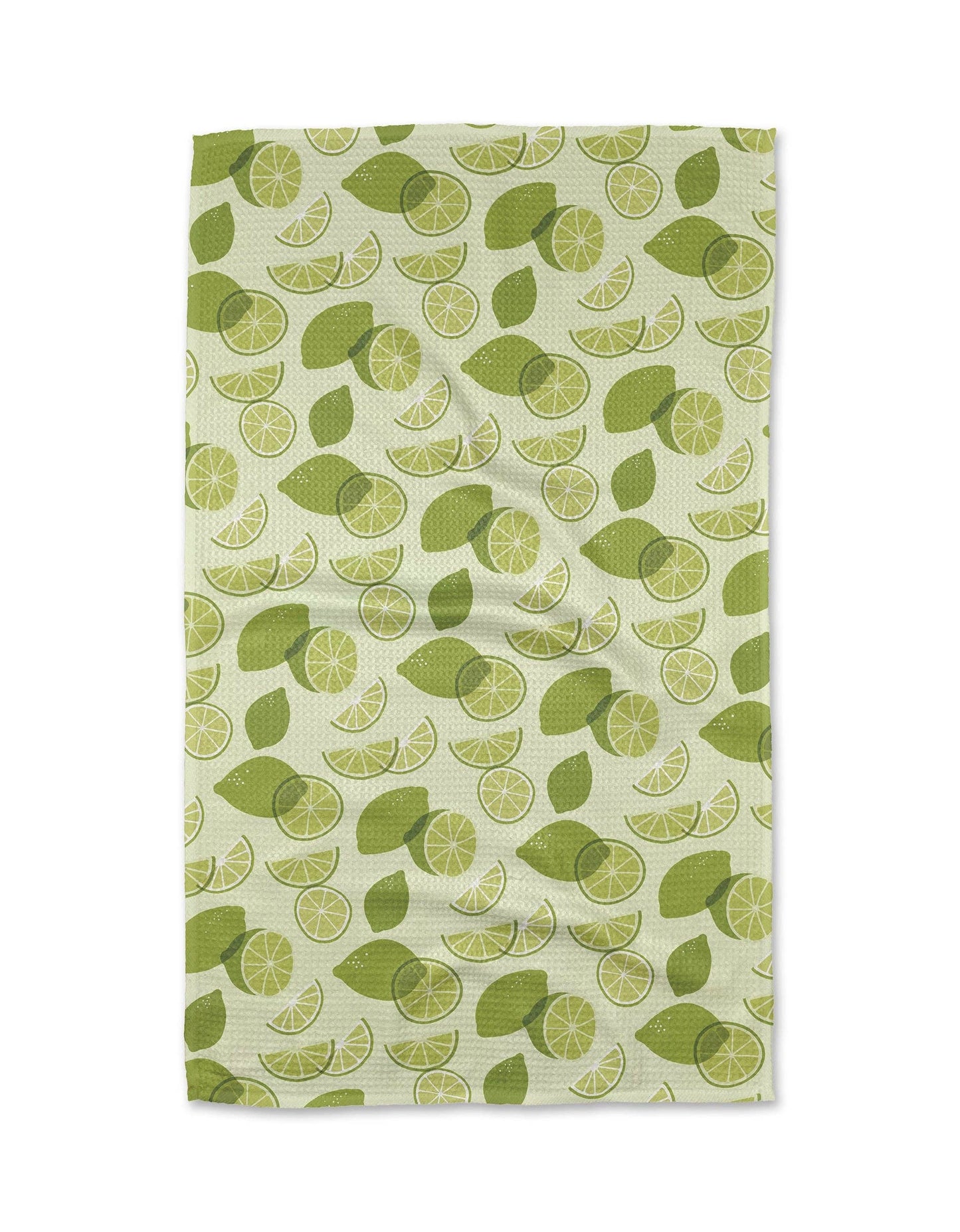 Limes Tea Towel Linens and placemats Geometry