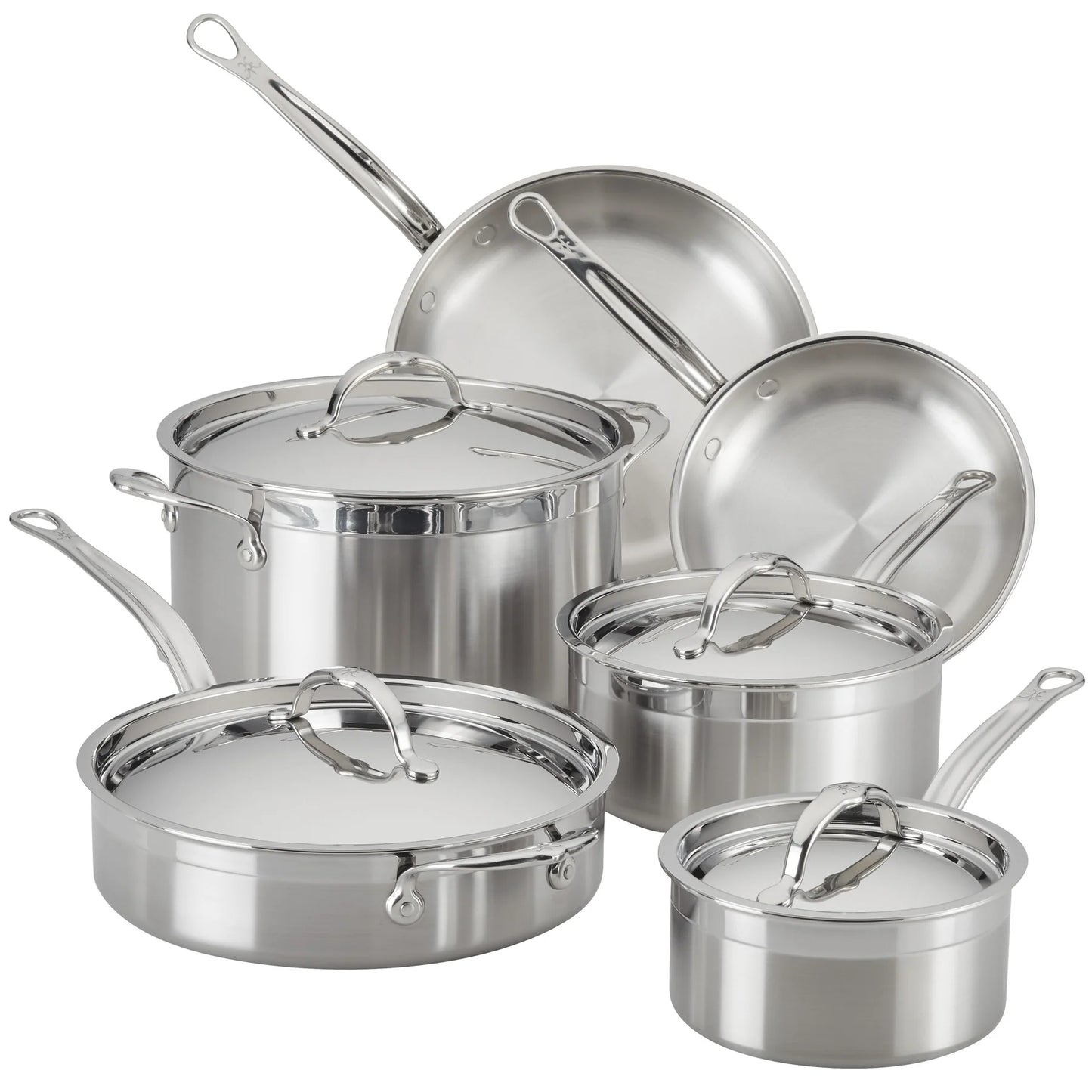 Stainless Steel Ultimate Cookware Set, 10-piece Cookware Hestan