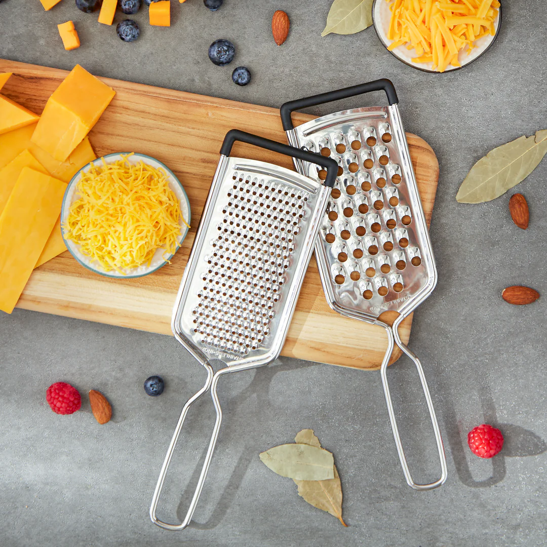 6-Piece Grater Kitchen Tools Box Stainless Steel Cheese Grater