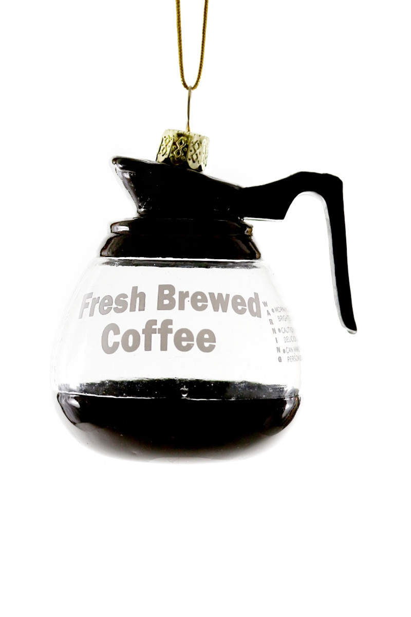 Diner Coffee Pot Ornament Holiday Cody Foster & Co