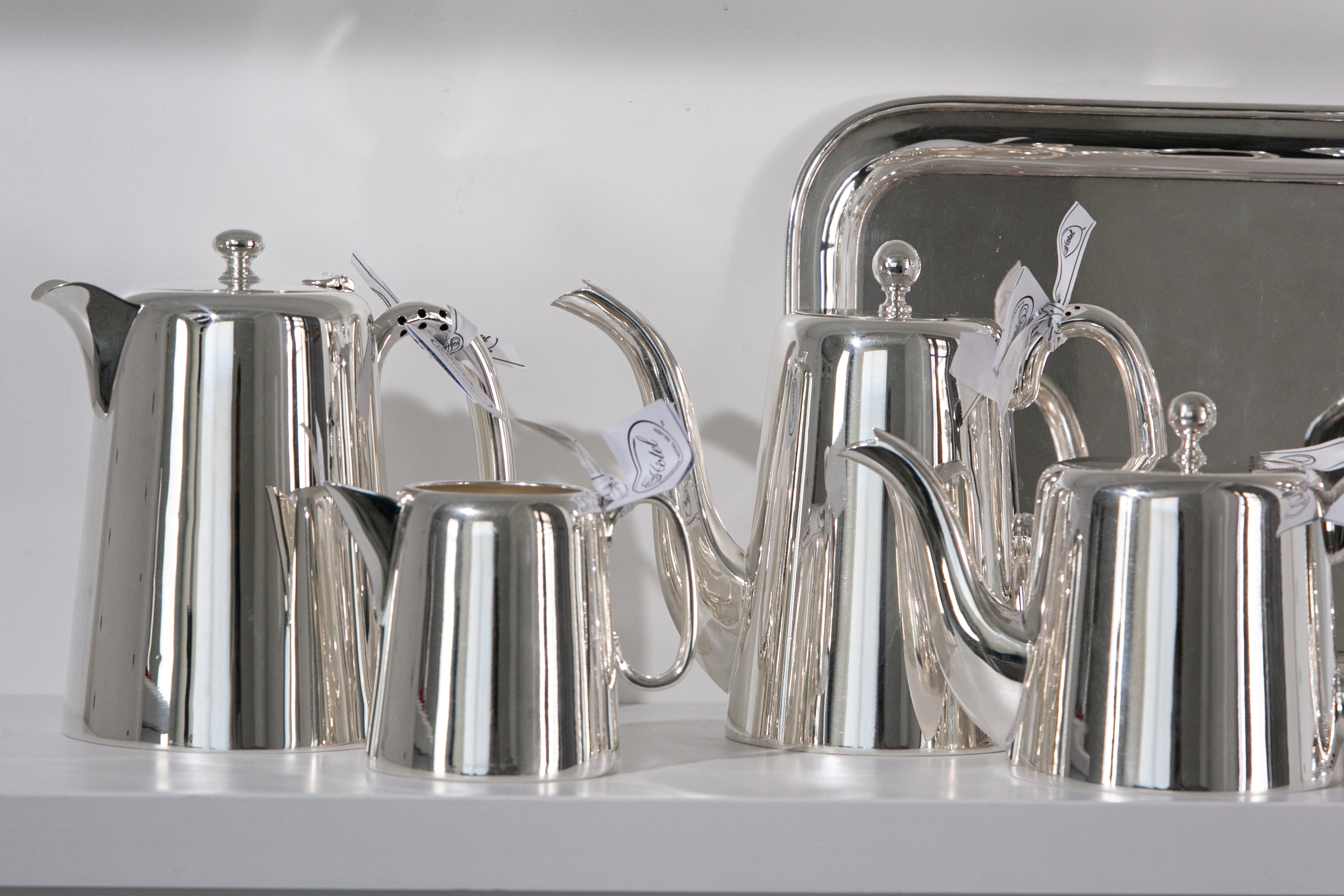 SILVER PLATED SET OF outlets PITCHERS.