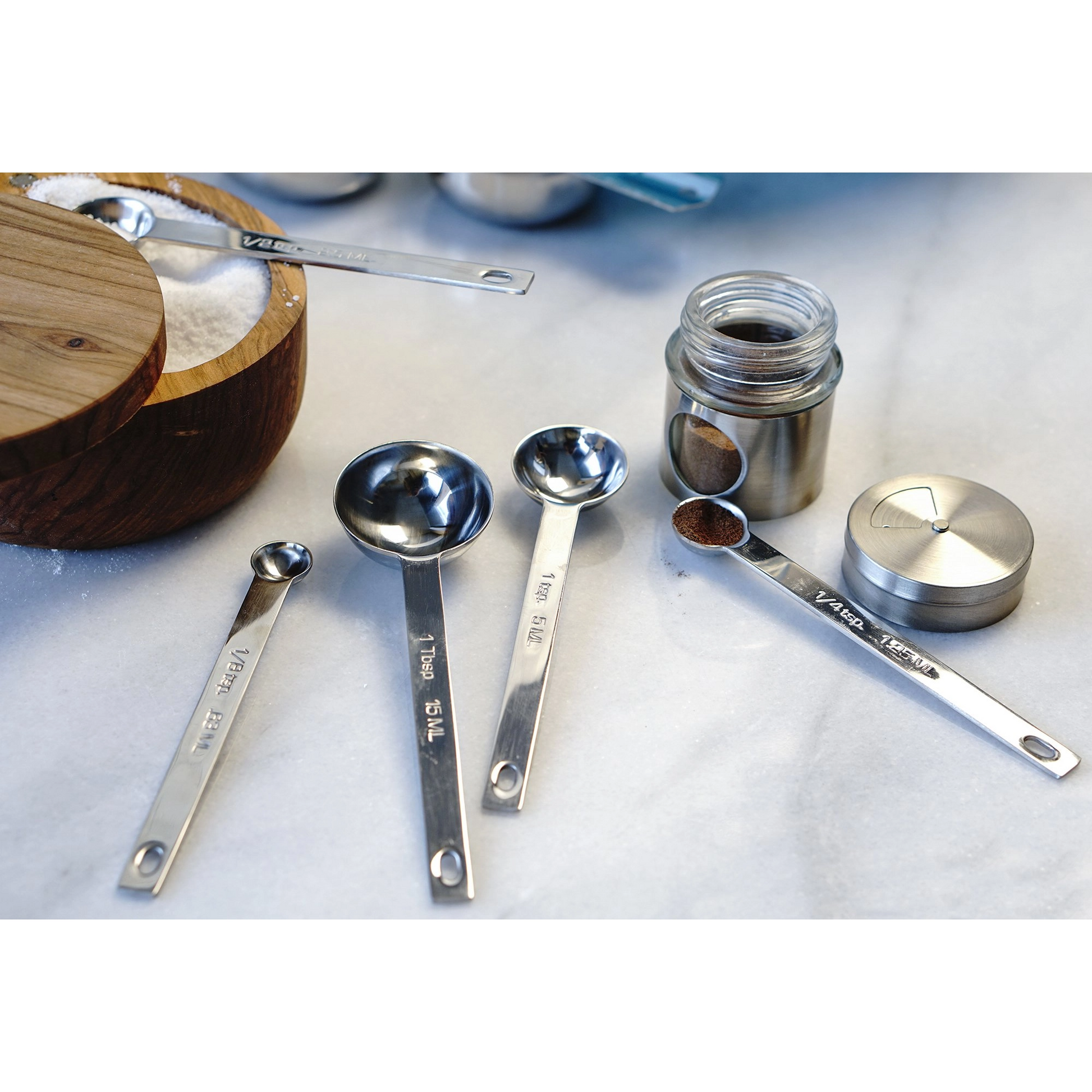  8 Pc Farmhouse Measuring Spoon & Measuring Cup set