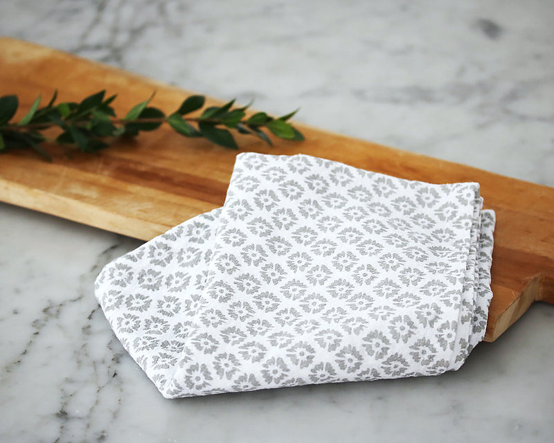 Indigo Flour Sack Dishtowels Linens and placemats TAG