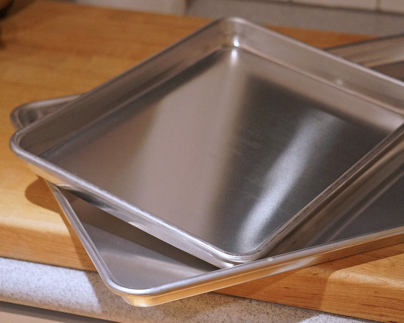 Stainless Steel Half Sheet Baking Pan & Cooling Rack Kitchen Set (Open Box)