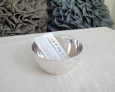 Ina Garten Silver Serving Bowl | Vintage HÔTEL Silver Bowl