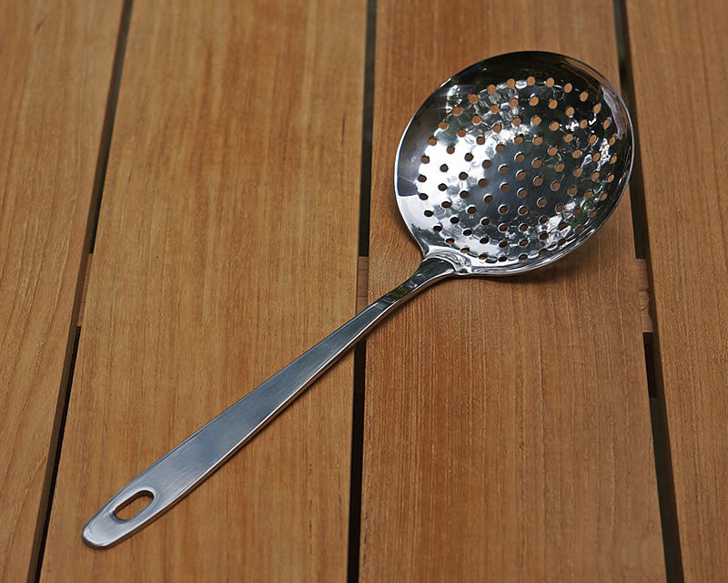 Brandani Italian Stainless Steel Slotted Skimmer Ladle Spoon 13