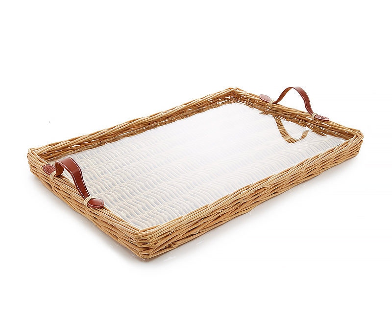 Oversize serving online tray